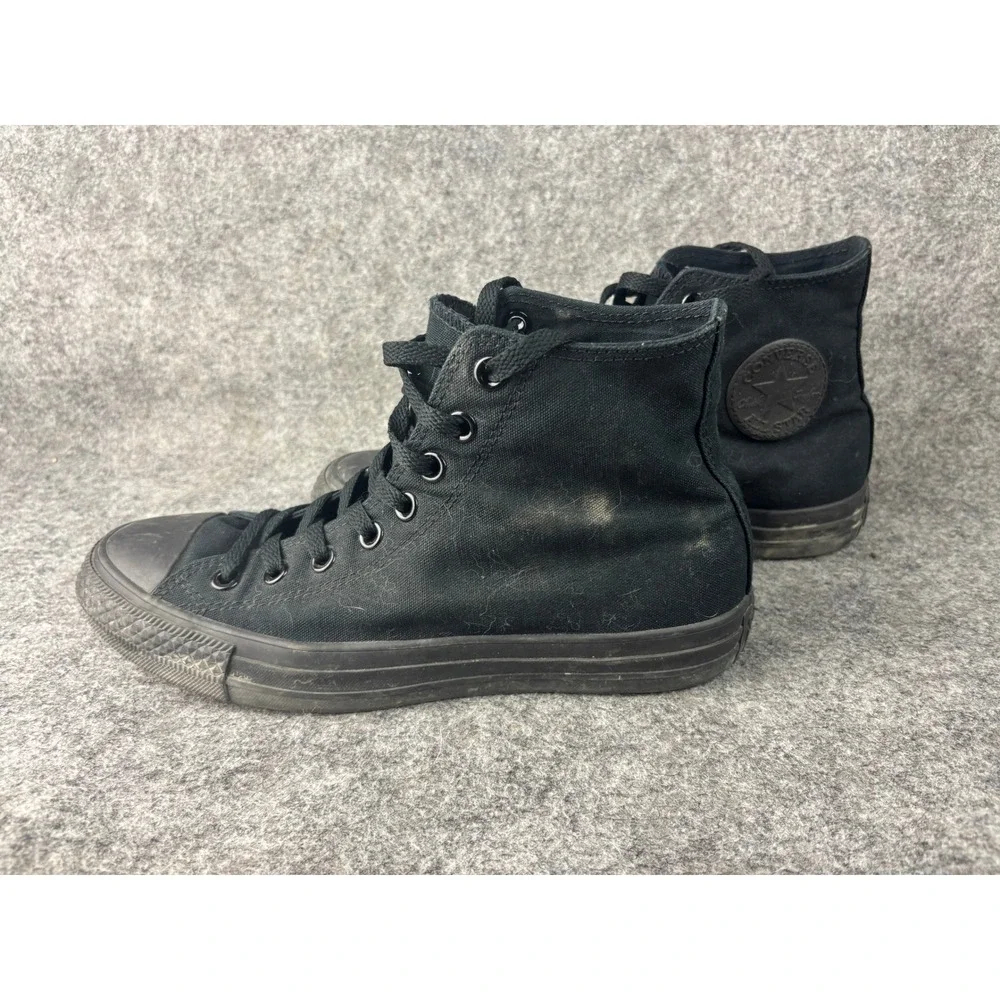 Converse Chuck Taylor All Star Womens 9 Black High Top Sneakers Monochrome W3310